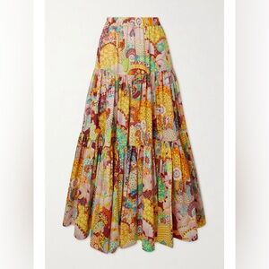 LA DoubleJ Multicolor Maxi Skirt